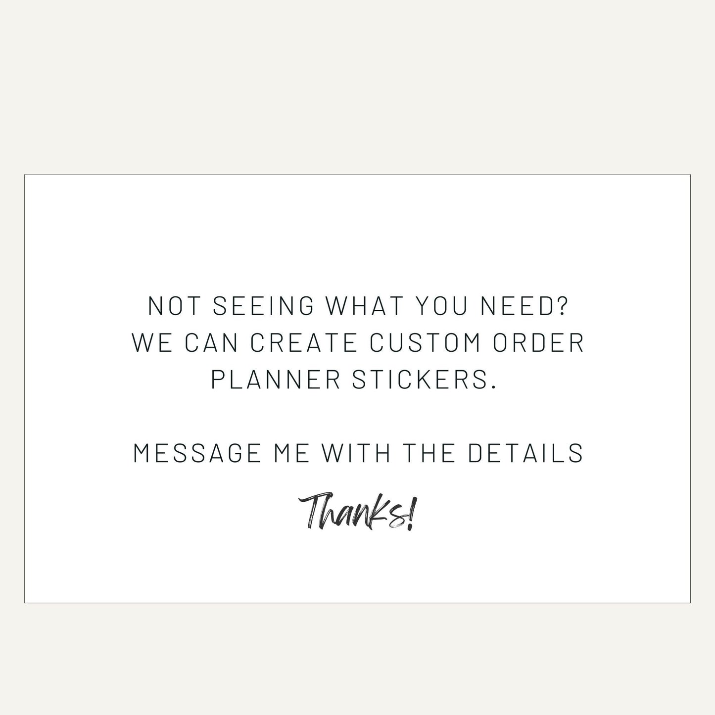 NO SCHOOL - HIGHLIGHT Script Planner Stickers | Minimalist Planning |Functional Planner Stickers| Bullet Journal|