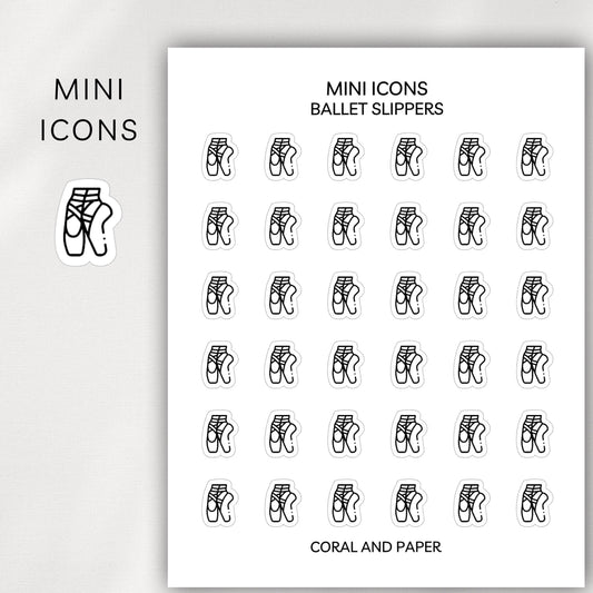 Ballet Mini Icons - Planner Stickers
