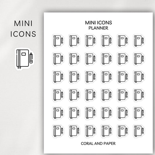 Planner Mini Icons - Planner Stickers